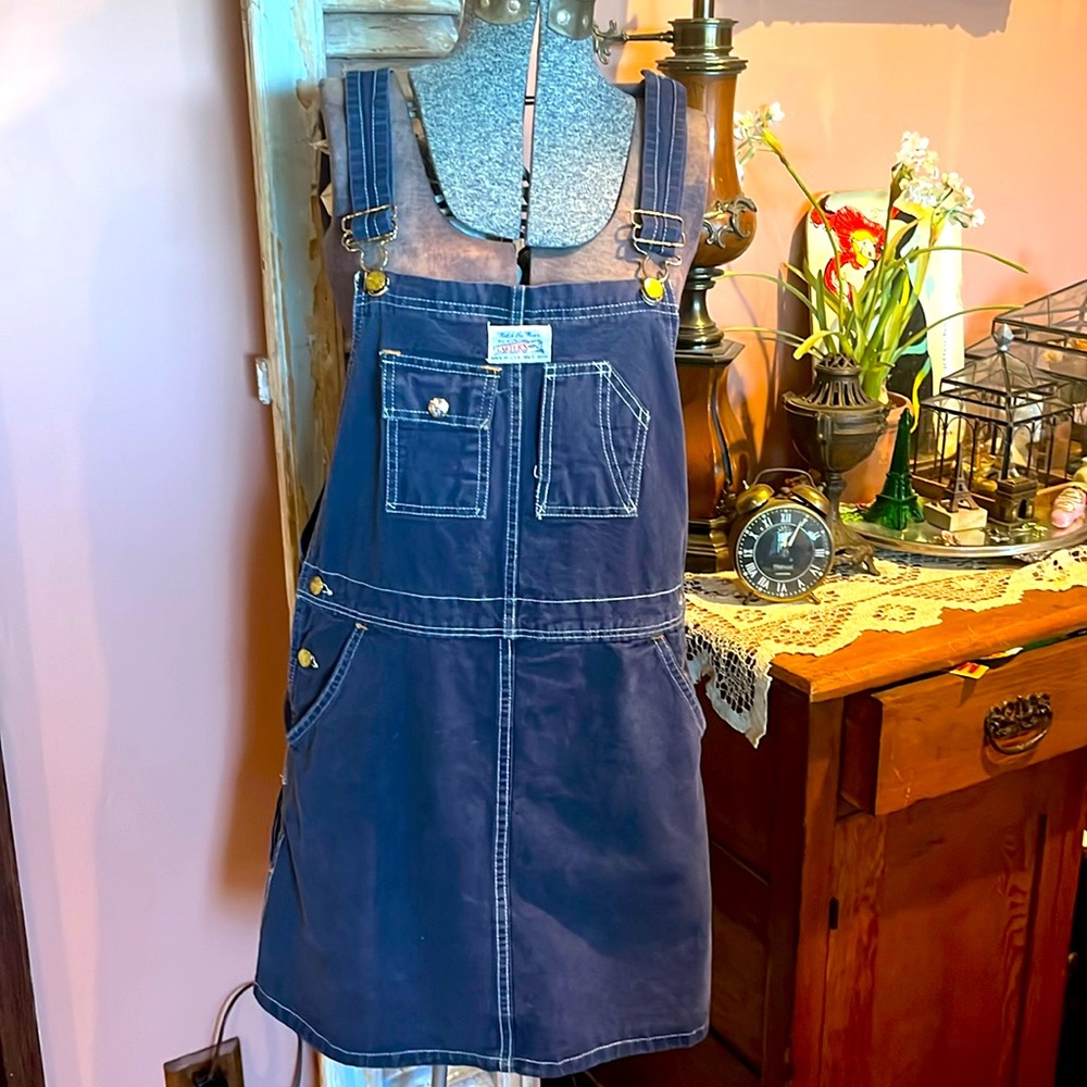 Vintage Carters Made in US overall romper blue jeans, country, cottage core